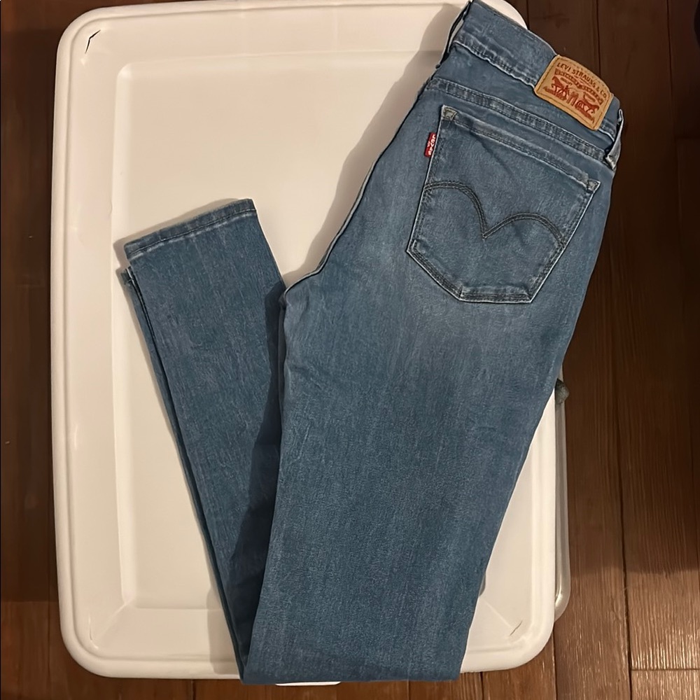 Levi's Women's Straight Leg Denim Jeans - Light Blue
